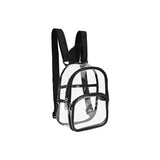 Men Clear Backpack Casual Outdoor PVC Rucksack Schoolbag