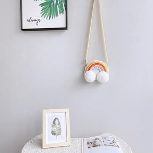 Kids Crossbody Rainbow Purse Girls Handbag Messenger Handbags for Toddlers