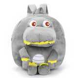 Kids Plush Dinosaur Backpack - Cute Cartoon Rucksack for School and Travel
