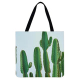 40*40cm Linen Student Book Bags Women Shopping Tote Handbags