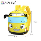 3D Cartoon Bus Toddler Backpack Small Kindergarten Children School Bag