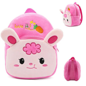 Girls Plush Schoolbag Toy Backpack Kindergarten School Book Bag Kids Lovely