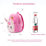 Girls Plush Schoolbag Toy Backpack Kindergarten School Book Bag Kids Lovely