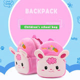 Girls Plush Schoolbag Toy Backpack Kindergarten School Book Bag Kids Lovely
