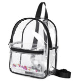 Clear Backpack Multifunction Rucksack Durable Large Capacity Transparent Bag
