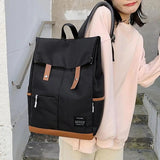 College Style Laptop Backpack Large Capacity Student Bookbag