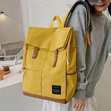 College Style Laptop Backpack Large Capacity Student Bookbag