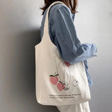 Orange Canvas Bag Artistic Vest Type Ins Portable Shoulder Bag