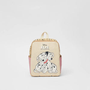 Dog Cotton Canvas Children's Backpack for Kids Boys Girls