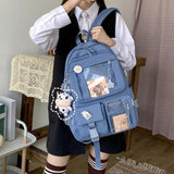 Teen Girls Backpack Anti Theft School Bag Large Capacity