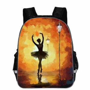 Anime Character Ballet Printing Backpacks for Teenager Girls Boys School Bags