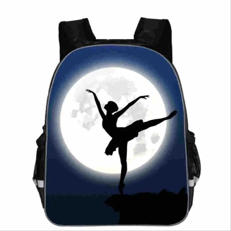 Anime Character Ballet Printing Backpacks for Teenager Girls Boys School Bags