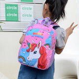 Unicorn Schoolbag For Girls Cartoon School Backpack Kindergarten Student