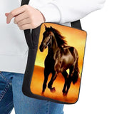 Kids Horse Print Lunch Bag Messenger Bag