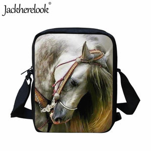 Kids Horse Print Lunch Bag Messenger Bag