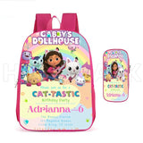 Gabby's Doll house Backpack 3D Print School Bag Girls Children Bookbag