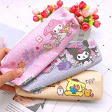 Elementary Students' Pencil Bag Clow M Pom Pom Purin Zipper Stationery B