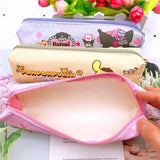 Elementary Students' Pencil Bag Clow M Pom Pom Purin Zipper Stationery B