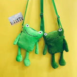 Mini Cartoon Frog School Bag Baby Backpack Children School Bags Kids Plush