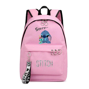 Stitch Bags School Backpack Pattern Cartoon Stitch Schoolbag Teens School Bag Ca