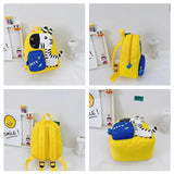 Giraffe Kids School Bags Cartoon Canvas Backpack for Boys Girls