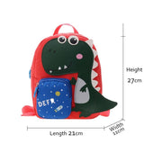 Giraffe Kids School Bags Cartoon Canvas Backpack for Boys Girls