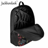 3D Flowers Printing Schoolbag for Children