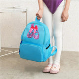 Girls Sequin Bow Latin Ballet Dance Bag School Backpack