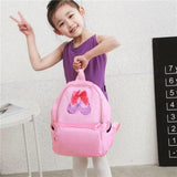Girls Sequin Bow Latin Ballet Dance Bag School Backpack