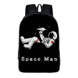 Cartoon Astronaut Student Schoolbag Polyester Primary School Backpack