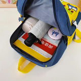 Car Printed Backpack Schoolbag For Kids Children Cartoon Knapsacks Waterproof