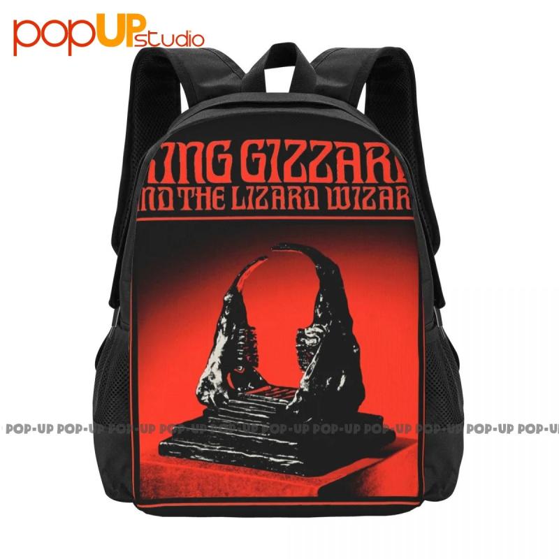 King Gizzard Lizard Wizard World Tour Backpack Large Capacity