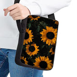 Sunflower Print Crossbody Bag for Kids