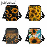 Sunflower Print Crossbody Bag for Kids