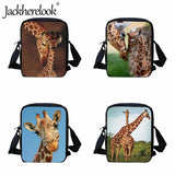 3D Giraffe Pattern School Bag for Kids