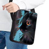 Girl's Cat Pattern School Bag Crossbody Bookbag Children's Shoulder Bag