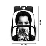 Wednesday Addams And Enid Children School Bags Gothic Style Backpack