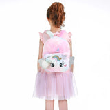 Pony Backpack Plush Travel Bag for Kids Girl School Bag Kindergarten