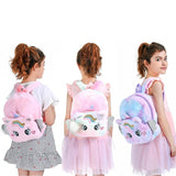 Pony Backpack Plush Travel Bag for Kids Girl School Bag Kindergarten