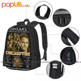Chicago Fire 09 Backpack Large Capacity Softback Storage Bag