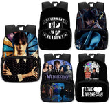 Wednesday & Enid Children School Bags - Gothic Girls Backpack