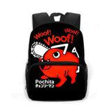 13 Inch Anime Chainsaw Man Kids Backpack Book Bag Schoolbags Gift