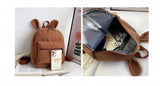 Personalised Rabbit Ear Backpack Plush Bag Toy for Kids Girls