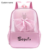 Girls' Personalized Ballet Dance Backpack