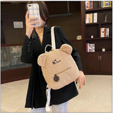 Personalised Name Plush Bear Shoulder Bag for Kids