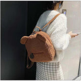 Lightweight Bear Toddler Backpack - Preschool Bag