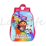 Gabby Cats Schoolbag Dollhouse Backpack Kids Bookbag Girls Bags Mochila