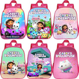 Gabby Cats Schoolbag Dollhouse Backpack Kids Bookbag Girls Bags Mochila
