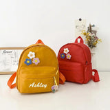 Kids Backpack Little Flower Nursery School Bag Boys Girls