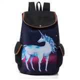Unicorn Girls Backpack Soft Kids School Bag Bookbag